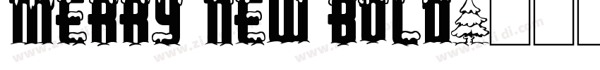 MERRY NEW Bold字体转换
